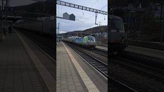 BLS CARGO mit einer VECTRON in SteinSäckingen🇨🇭 blscargo güterzug trainspotting shorts yt [upl. by Einwat]