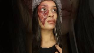 Halloween makeup 🎃 youtubeshorts makeuptutorial makeup halloween2024 [upl. by Nilyac]