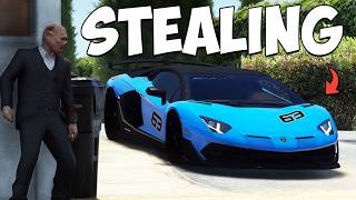 Stealing Lamborghini sa Maze Bank sa GTA 5 [upl. by Marjory368]