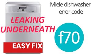 ✨ Miele Dishwasher F70  Leaking  Find the Leak and FIX IT👍 [upl. by Nossaj426]