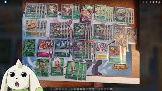 2nd Place Regionals Terriermon Deck Digimon TCG BT15 [upl. by Thilda]