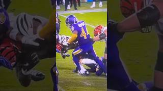 Marlon Humphrey FORCES FUMBLE on chase Brown baltimoreravens ravens [upl. by Yasdnyl594]