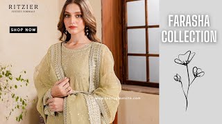 FARASHA EID COLLECTION 2024 LUXURY GIRLS FENCY DRESSES [upl. by Aekal]