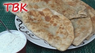 Afghan Bolani Recipe with Yoghurt Dip  Titlis Busy Kitchen [upl. by Ezana]