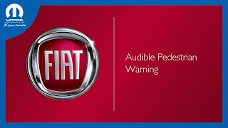 Audible Pedestrian Warning System  How To  2024 Fiat 500e [upl. by Bernat22]