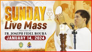 SUNDAY FILIPINO MASS TODAY LIVE  JANUARY 14 2024  FR JOSEPH FIDEL ROURA [upl. by Bumgardner]