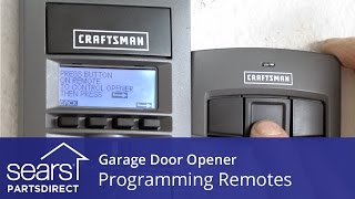 Programming Garage Door Opener Remotes [upl. by Napier80]