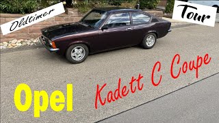 OPEL Kadett C Coupe 20E youngtimer oldtimer automobile tour [upl. by Eleaffar67]