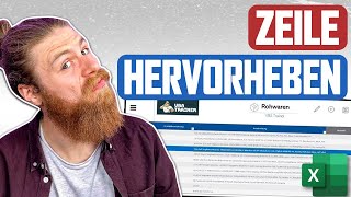 Aktive ZeileSpalte farbig hervorheben  Excel VBA [upl. by Studley242]