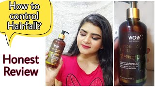 Wow hair loss control shampoo  HONEST REVIEW  wow products  Ria Das [upl. by Haleemak]