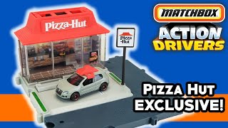 UNBOXING Matchbox Action Drivers Pizza Hut Pizza Run Playset  2022 Pizza Hut Online Exclusive [upl. by Urian]