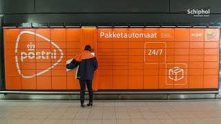 Pakketjes laten bezorgen of ophalen op Schiphol Plaza [upl. by Netsua]