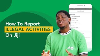 How To Report Illegal Activity On Jiji [upl. by Florin]