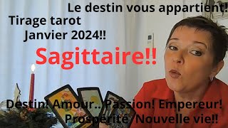 Tirage tarot Janvier 2024 pour le Sagittaire [upl. by Robers]