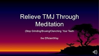 TMJTMD Cure 10 mins a night stops clenching teeth before disc problems [upl. by Asiuqram]