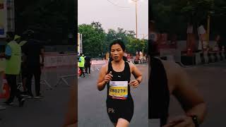 Delhi marathon race JLN Stadium 19 delhi athletics delhihalfmarathon delhirace indiamarathon [upl. by Ymmat]