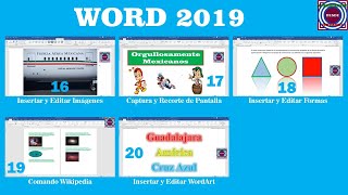 Curso de Word 2019 Videos 16 al 20 [upl. by Assirrak]