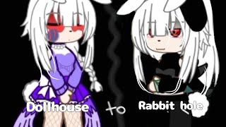 🐰DollhouseRabbit hole 🐰 TREND  NOT ORIGINAL bunnyemoabuserevenge cussing [upl. by Kellby652]