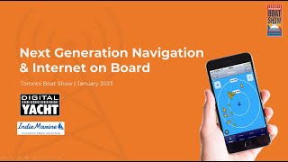 Digital Yacht Presentation at Toronto Boat Show 2023 on Internet for Boats in Canada amp Tablet Nav [upl. by Ardnaxela]