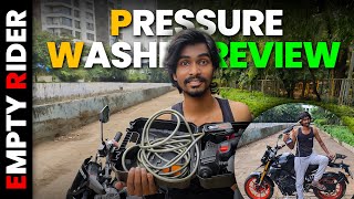 Best Cordless Pressure Washer Review  Portable 48V Bike amp Car Washer High Pressure Pump youtube [upl. by Yenttihw]