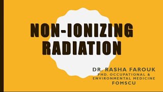 NonIonizing Radiation [upl. by Lonny209]