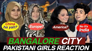 BANGALORE CITY  THE REACTION OF EMERGING INDIA 2024  PAK GIRLS SHOCKING REACTION [upl. by Ahsinrad]