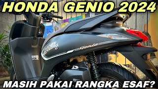 HONDA GENIO 2024 CBS ISS MATTE BLACK [upl. by Toole]