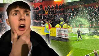 It All KICKS OFF At STEVENAGE AWAY [upl. by Yelsehc]