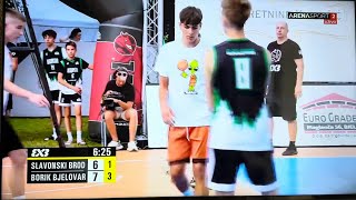 3X3 U15 finale PH KK MarsoniaKK Borik 2017 [upl. by Eilojne]