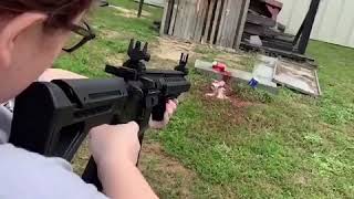 Crosman DPMS SBR Full Automatic Air Rifle [upl. by Filip11]