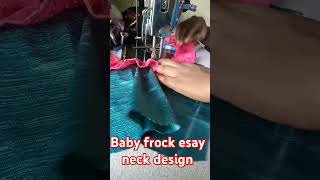 Baby frock neck design shortvideo stitch [upl. by Aryaz274]