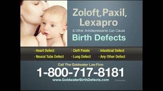 RARE Goldwater Law Firm  Zoloft Paxil and Lexapro Recall 2012 [upl. by Eelahs]