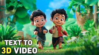 Cartoon Video Kaise Banaye  How to Make 3D Cartoon Animation story video  Text to video [upl. by Ydarb521]