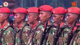 Upacara HUT TNI ke 72 Di Cilegon Banten Tahun 2017 [upl. by Notsahc100]