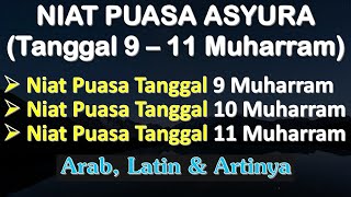 NIAT PUASA ASYURA Tanggal 9  11 Muharram  Ust Mahmud AsySyafrowi [upl. by Ytsur53]