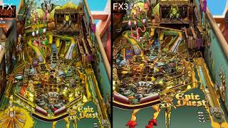 Pinball FX VS Pinball FX3 Epic Quest PC [upl. by Aerdnad399]