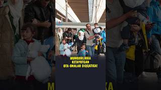 Muhojirlikka ketayotgan otaonalar diqqatiga migrantuzb [upl. by Eseilanna]