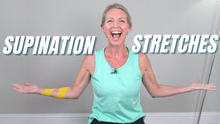 5 Forearm Supination Stretches Follow Along [upl. by Groos]