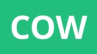 How To Pronounce Cow  Pronunciation Academy [upl. by Ingelbert]