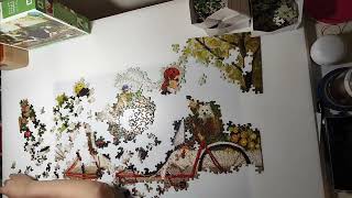 Miss Moons Bike，NEW YORK PUZZLE COMPANY，1000pcs，676×489cm [upl. by Blossom]