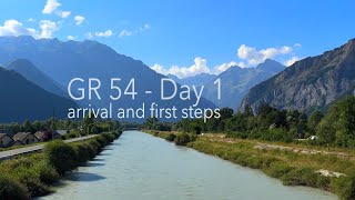 Day 1 Hiking 220km through the French Alps  Ultralight on the GR54 [upl. by Perry113]