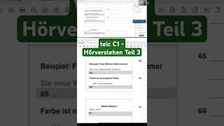 telc C1  Hörverstehen Teil 32 [upl. by Sarena]