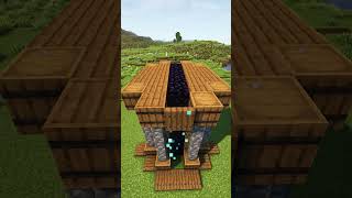 Minecraft Easy Design Portal  credit to Rectic7 minecraft [upl. by Lemmuela]