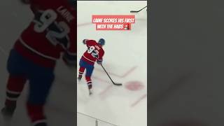 Patrik Laine Scores His First With The Habs gohabsgo canadiens nhl shorts nhlshorts hockey [upl. by Kraska]