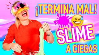 HACIENDO SLIME SIN VER ¡SLIME A CIEGAS 🙈RETO EXTREMO Blindfold Challenge I Nohewi [upl. by Eneloc]