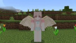 3D angel elytra ﾉ texture pack for Minecraft PE with download link [upl. by Ayotak243]