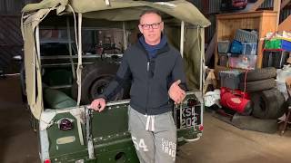 Land Rover Series 1 80quot Update and Teaser what is that Fiat [upl. by Sutherlan]