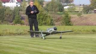 Vailly Aviation Fw190 A4 Dave Platt Ta 152C and Top Flite Corsair fun over Skoger [upl. by Nilra]