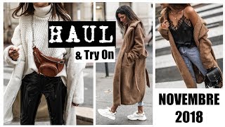 HAUL amp TRY ON Novembre  Manteaux bottines [upl. by Hopkins]