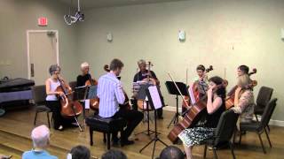 Austin Cello Choir Robert Schumann Wiegenliedchen Op124 no6 [upl. by Adnalram640]